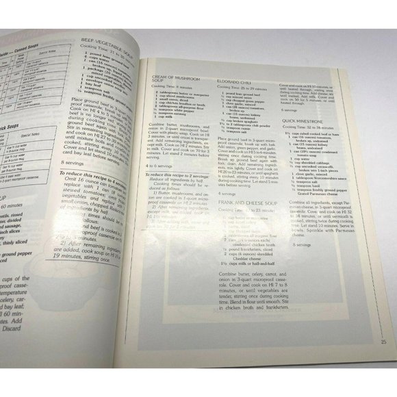 Kenmore Microwave Cooking Recipes Cookbook 1989 Techniques Guide to Use - Picture 8 of 8